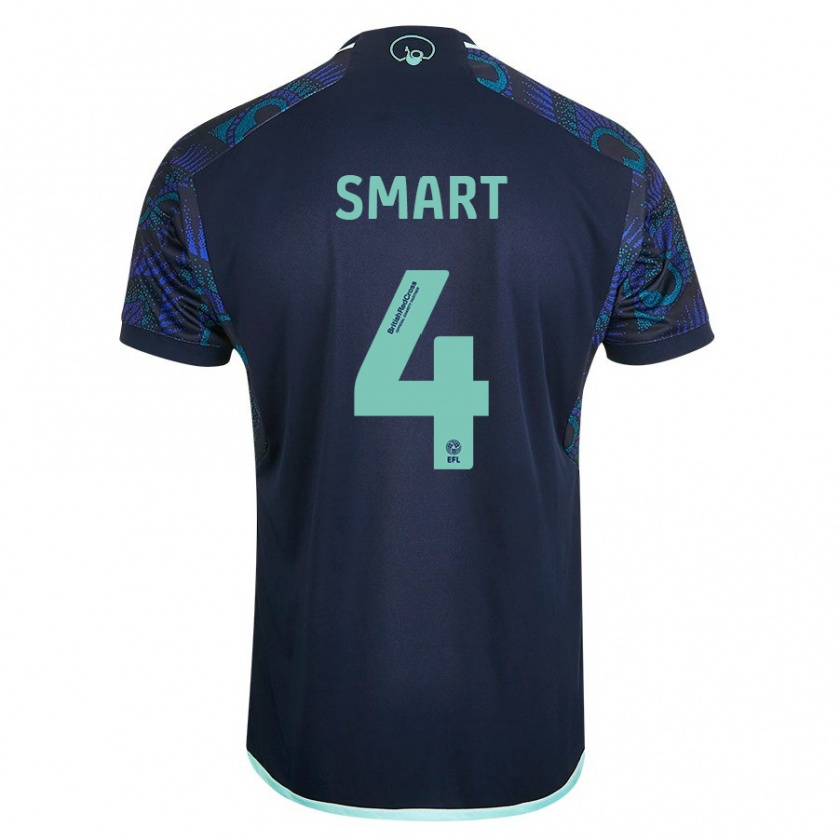Kandiny Homme Maillot Olivia Smart #4 Bleu Tenues Extérieur 2023/24 T-Shirt