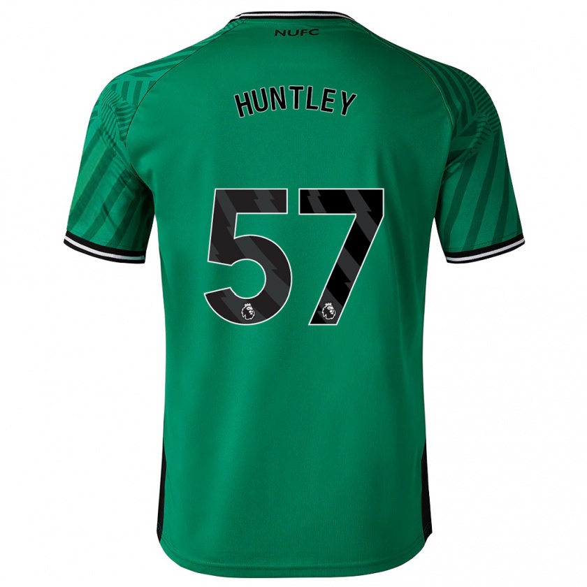 Kandiny Homme Maillot James Huntley #57 Vert Tenues Extérieur 2023/24 T-Shirt