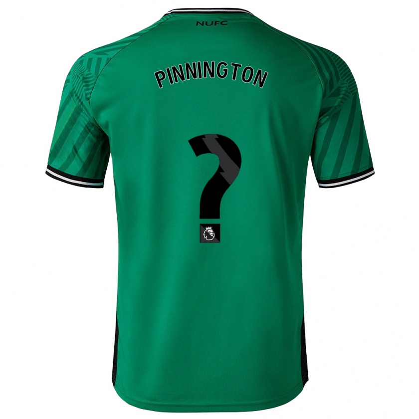 Kandiny Homme Maillot Sam Pinnington #0 Vert Tenues Extérieur 2023/24 T-Shirt
