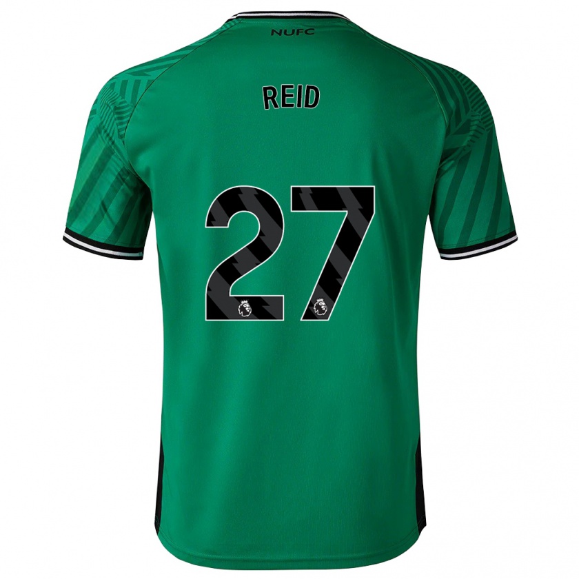 Kandiny Homme Maillot Hannah Reid #27 Vert Tenues Extérieur 2023/24 T-Shirt