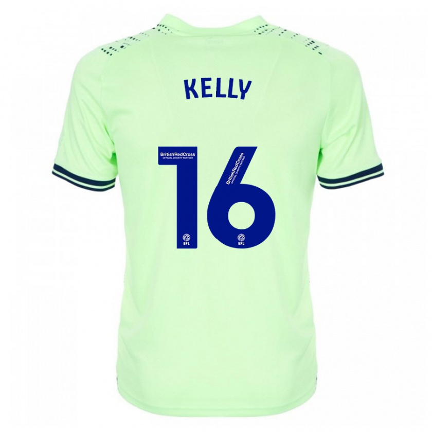 Kandiny Homme Maillot Martin Kelly #16 Marin Tenues Extérieur 2023/24 T-Shirt