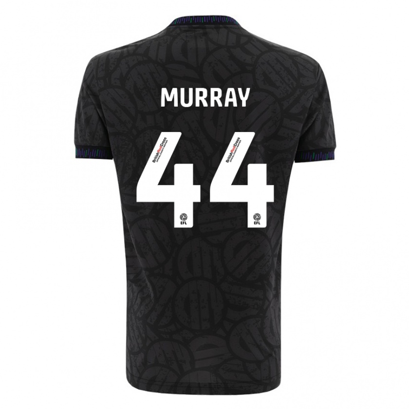 Kandiny Homme Maillot Satara Murray #44 Noir Tenues Extérieur 2023/24 T-Shirt