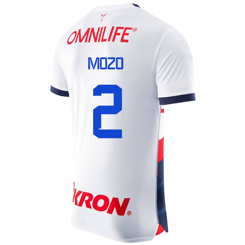 Kandiny Homme Maillot Alan Mozo #2 Blanc Tenues Extérieur 2023/24 T-Shirt