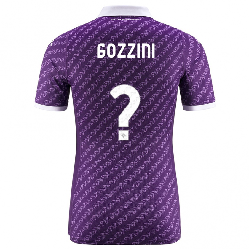 Kandiny Femme Maillot Gozzini #0 Violet Tenues Domicile 2023/24 T-Shirt