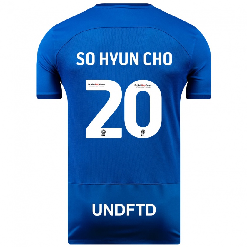 Kandiny Femme Maillot Cho So-Hyun #20 Bleu Tenues Domicile 2023/24 T-Shirt