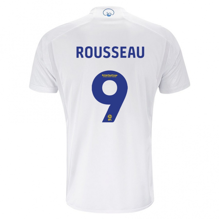 Kandiny Femme Maillot Jess Rousseau #9 Blanc Tenues Domicile 2023/24 T-Shirt
