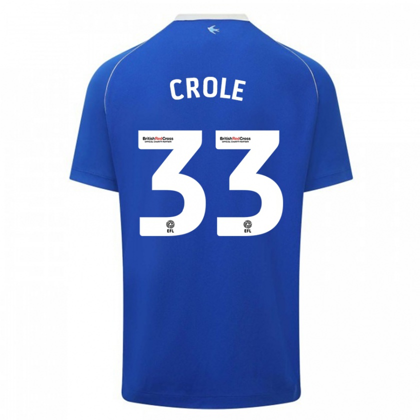 Kandiny Femme Maillot James Crole #33 Bleu Tenues Domicile 2023/24 T-Shirt