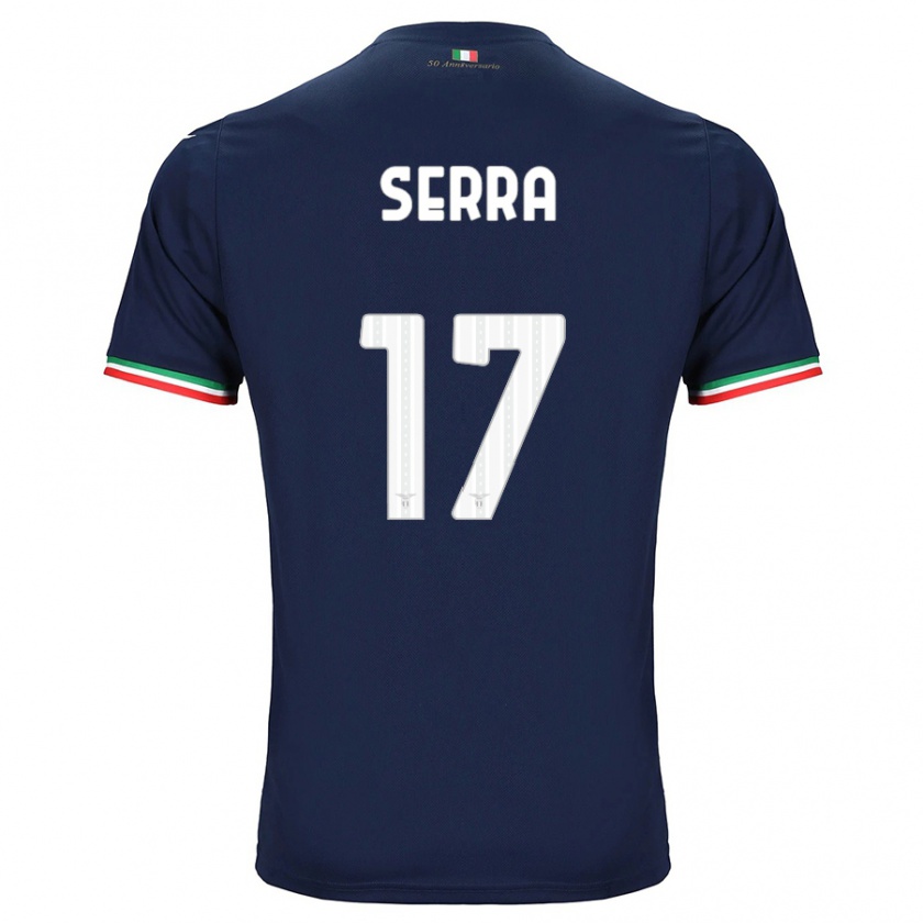 Kandiny Femme Maillot Federico Serra #17 Marin Tenues Extérieur 2023/24 T-Shirt