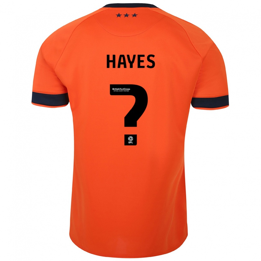 Kandiny Femme Maillot Nick Hayes #0 Orange Tenues Extérieur 2023/24 T-Shirt