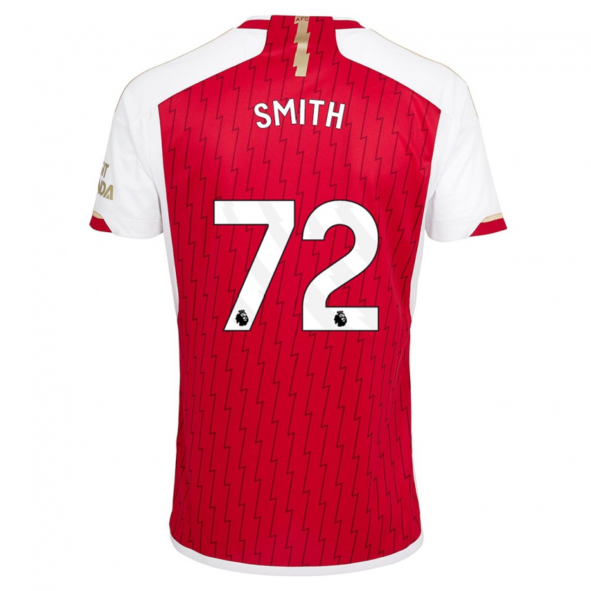 Kandiny Enfant Maillot Matt Smith #72 Rouge Tenues Domicile 2023/24 T-Shirt
