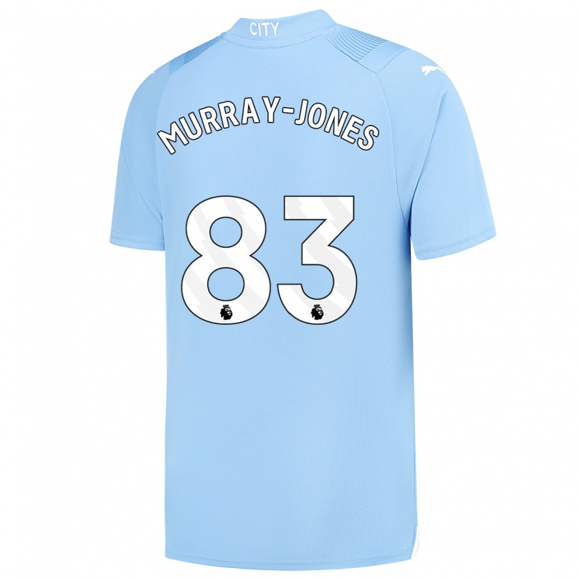Kandiny Enfant Maillot George Murray-Jones #83 Bleu Clair Tenues Domicile 2023/24 T-Shirt