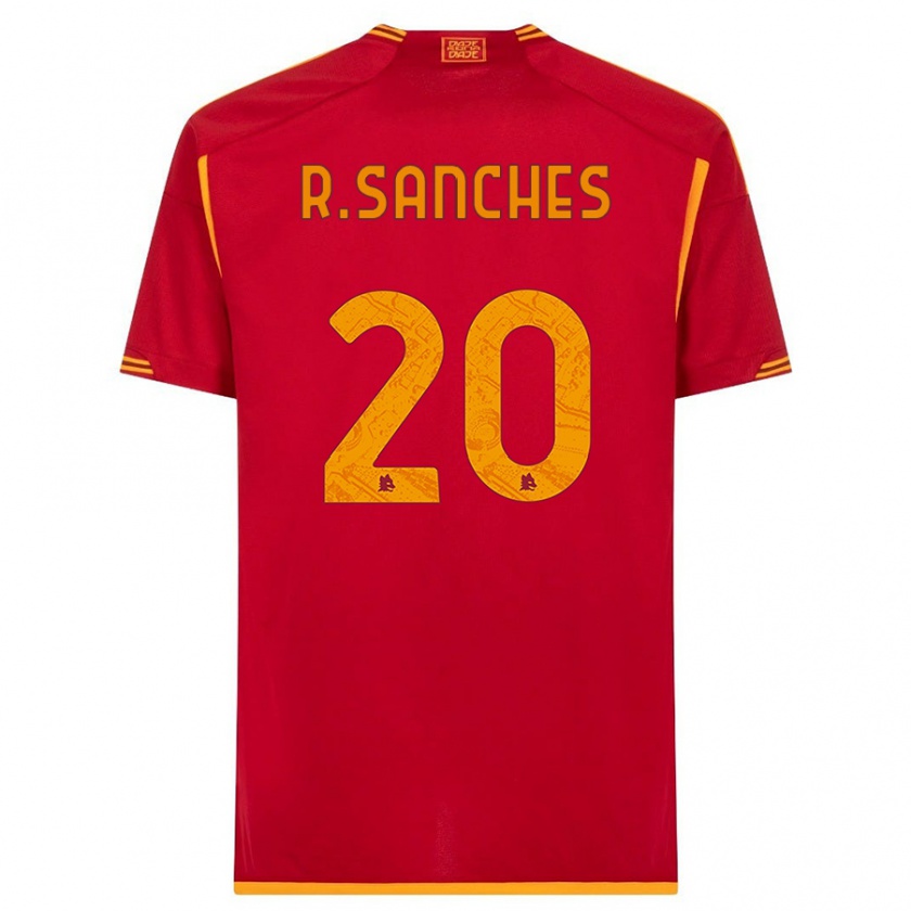 Kandiny Enfant Maillot Renato Sanches #20 Rouge Tenues Domicile 2023/24 T-Shirt