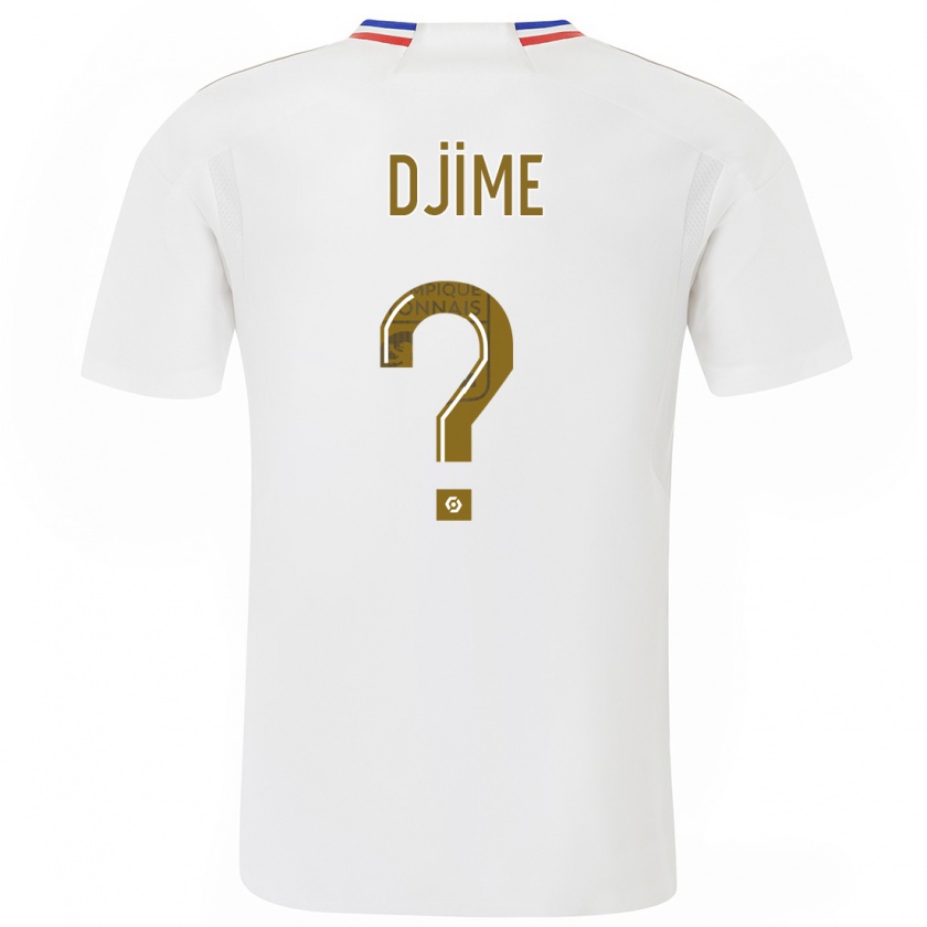 Kandiny Enfant Maillot Ahmed Djime #0 Blanc Tenues Domicile 2023/24 T-Shirt