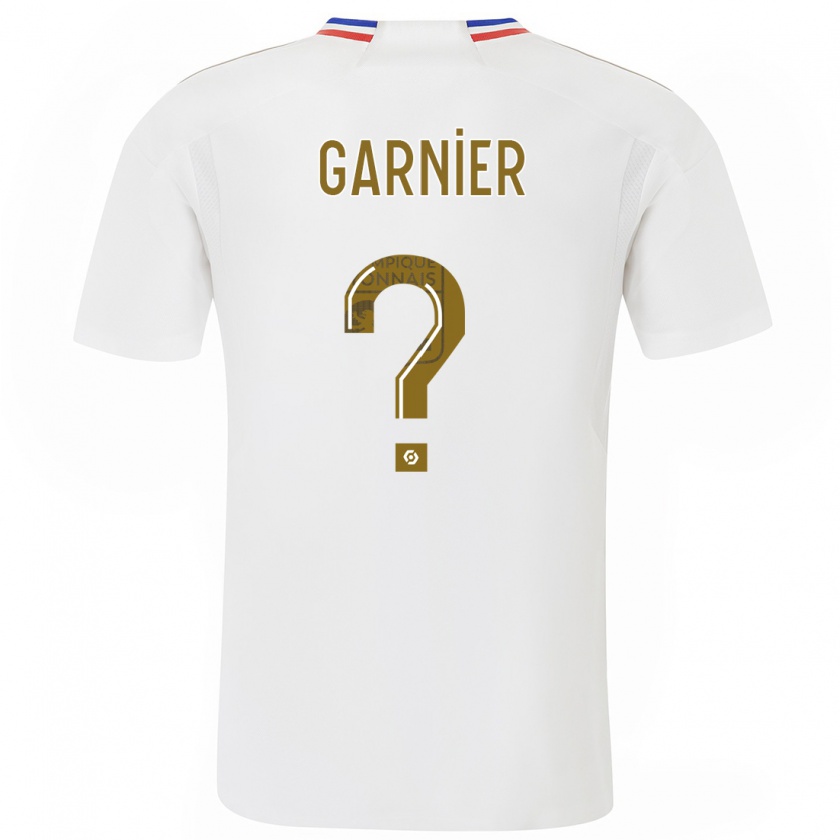 Kandiny Enfant Maillot Erawan Garnier #0 Blanc Tenues Domicile 2023/24 T-Shirt