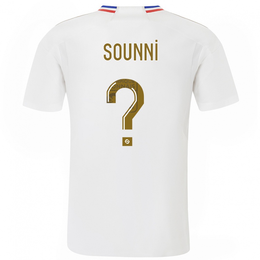 Kandiny Enfant Maillot Madyan Sounni #0 Blanc Tenues Domicile 2023/24 T-Shirt