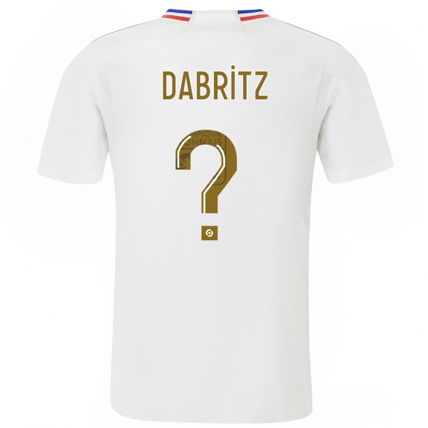 Kandiny Enfant Maillot Sara Dabritz #0 Blanc Tenues Domicile 2023/24 T-Shirt
