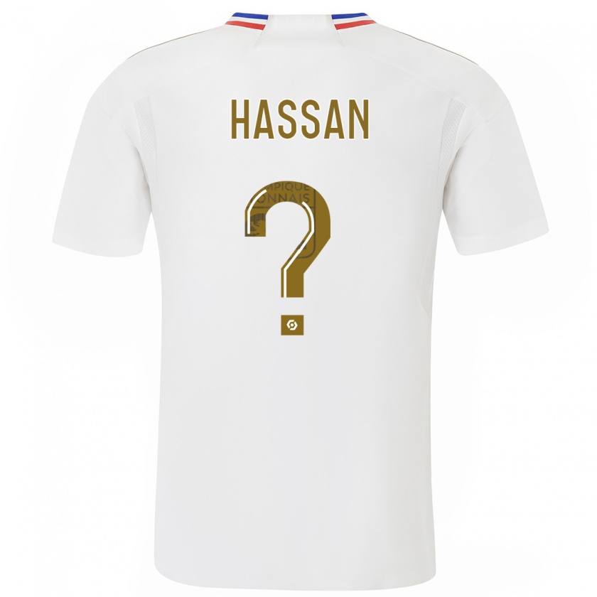 Kandiny Enfant Maillot Ali Hassan #0 Blanc Tenues Domicile 2023/24 T-Shirt