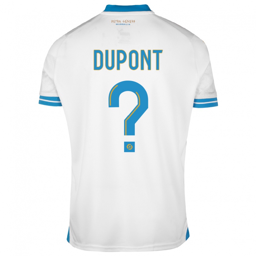 Kandiny Enfant Maillot Hugo Dupont #0 Blanc Tenues Domicile 2023/24 T-Shirt