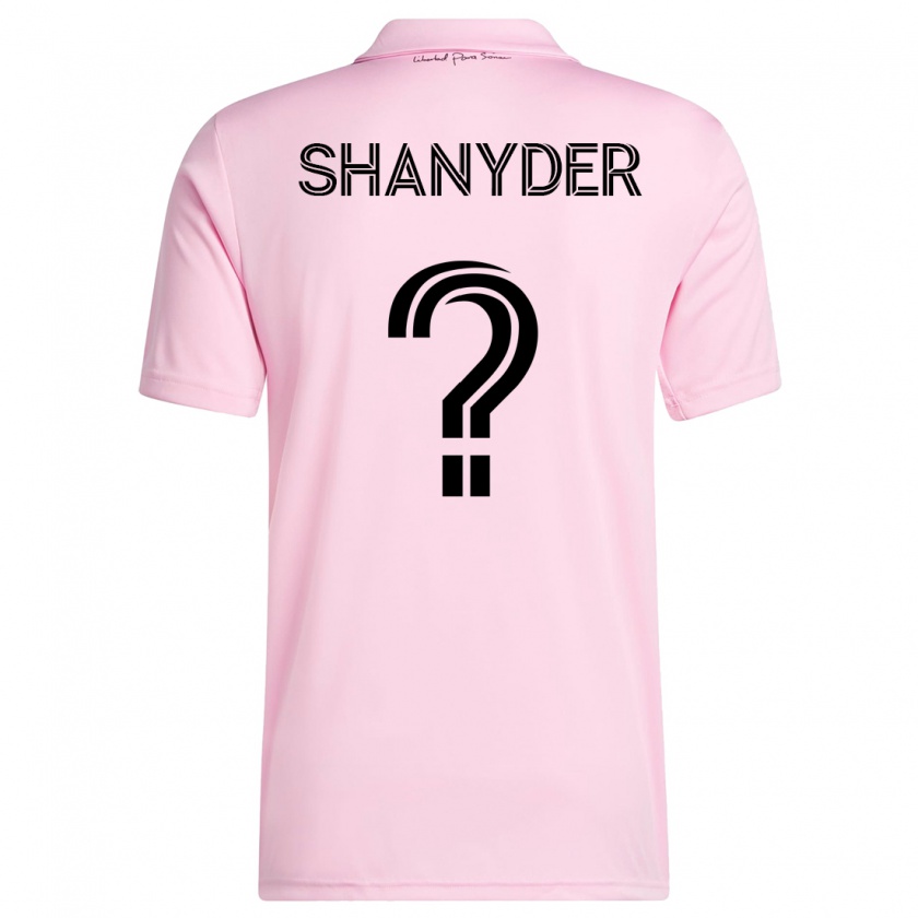 Kandiny Enfant Maillot Shanyder Borgelin #0 Rose Tenues Domicile 2023/24 T-Shirt