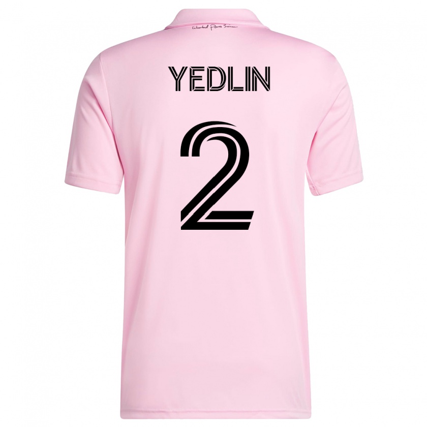 Kandiny Enfant Maillot Deandre Yedlin #2 Rose Tenues Domicile 2023/24 T-Shirt
