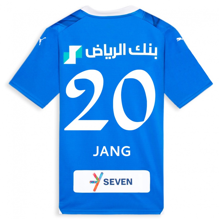 Kandiny Enfant Maillot Hyun-Soo Jang #20 Bleu Tenues Domicile 2023/24 T-Shirt