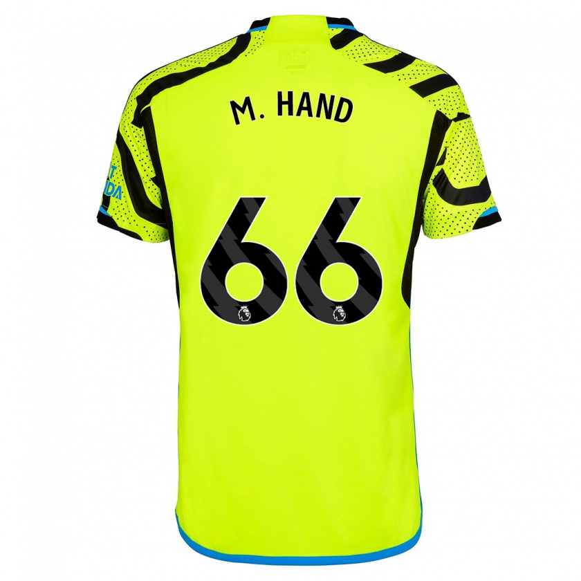 Kandiny Enfant Maillot Ismail Oulad M'hand #66 Jaune Tenues Extérieur 2023/24 T-Shirt