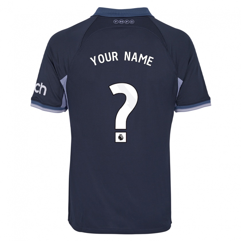 Kandiny Enfant Maillot Votre Nom #0 Bleu Foncé Tenues Extérieur 2023/24 T-Shirt