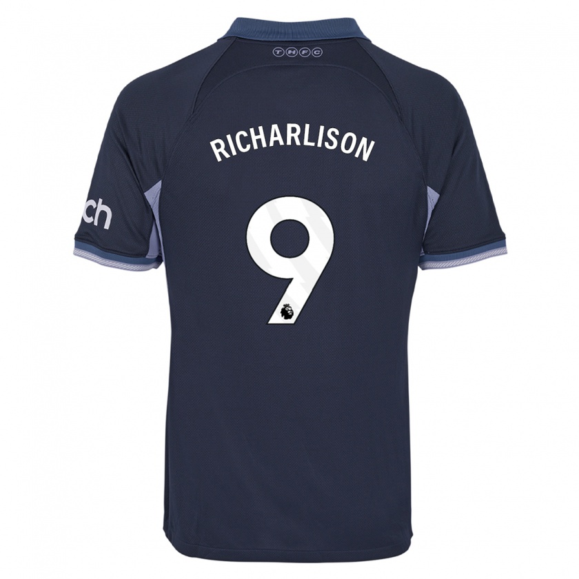 Kandiny Enfant Maillot Richarlison #9 Bleu Foncé Tenues Extérieur 2023/24 T-Shirt