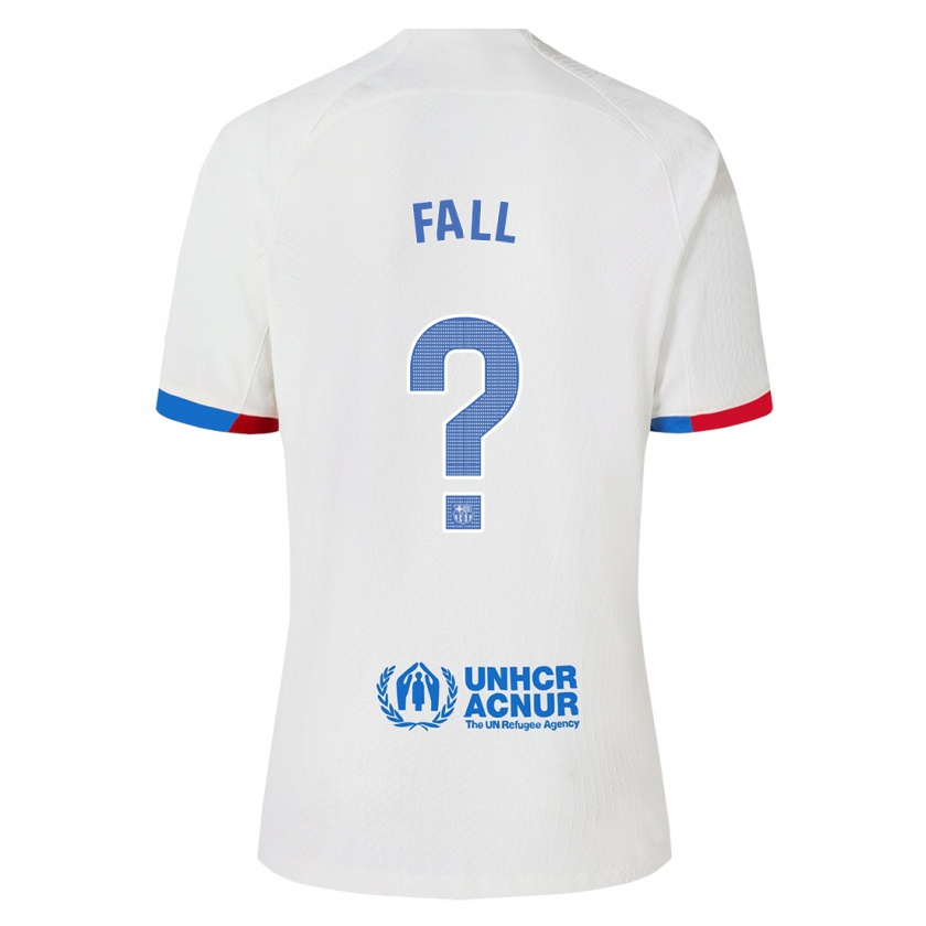 Kandiny Enfant Maillot Mamadou Fall #0 Blanc Tenues Extérieur 2023/24 T-Shirt