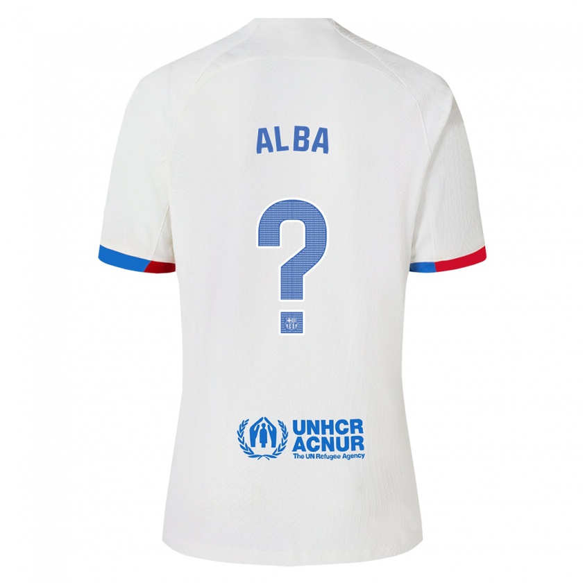 Kandiny Enfant Maillot Txus Alba #0 Blanc Tenues Extérieur 2023/24 T-Shirt