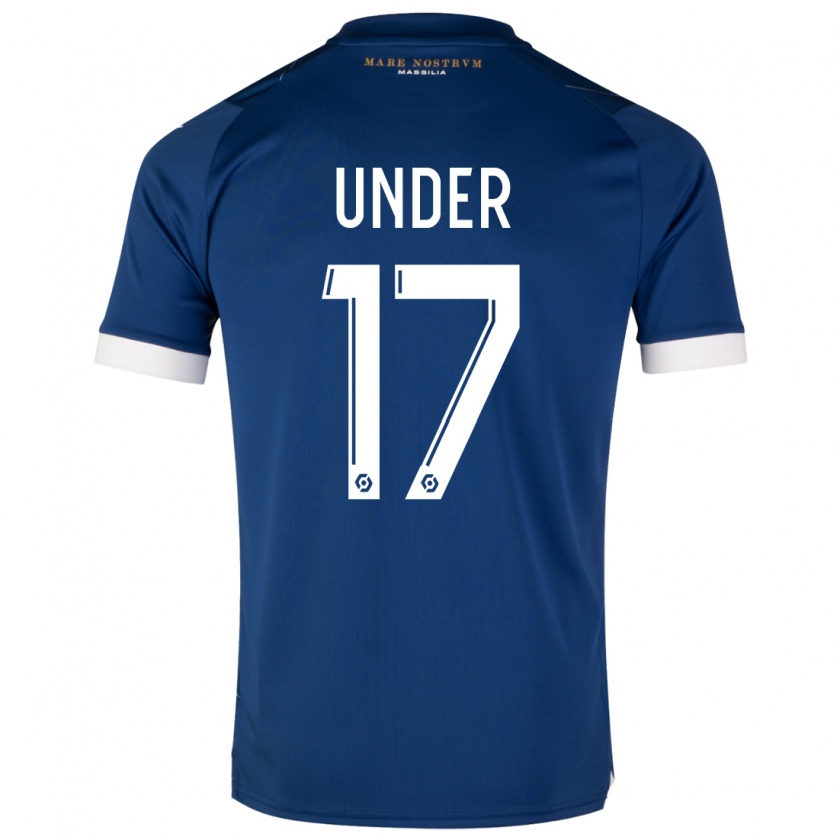 Kandiny Enfant Maillot Cengiz Under #17 Bleu Foncé Tenues Extérieur 2023/24 T-Shirt