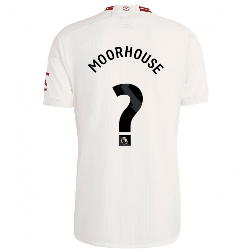 Kandiny Enfant Maillot Jack Moorhouse #0 Blanc Troisieme 2023/24 T-Shirt
