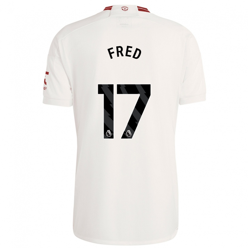 Kandiny Enfant Maillot Fred #17 Blanc Troisieme 2023/24 T-Shirt