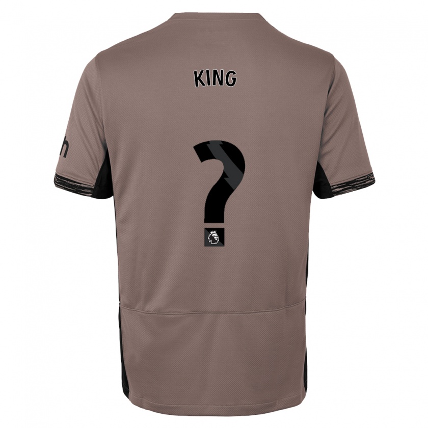 Kandiny Enfant Maillot Maeson King #0 Beige Foncé Troisieme 2023/24 T-Shirt