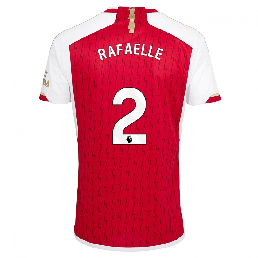 Kandiny Homme Maillot Rafaelle Souza #2 Rouge Tenues Domicile 2023/24 T-Shirt