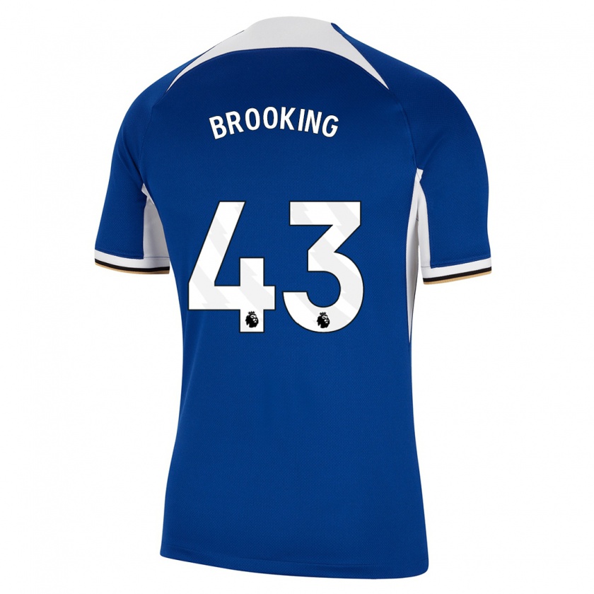 Kandiny Homme Maillot Josh Brooking #43 Bleu Tenues Domicile 2023/24 T-Shirt