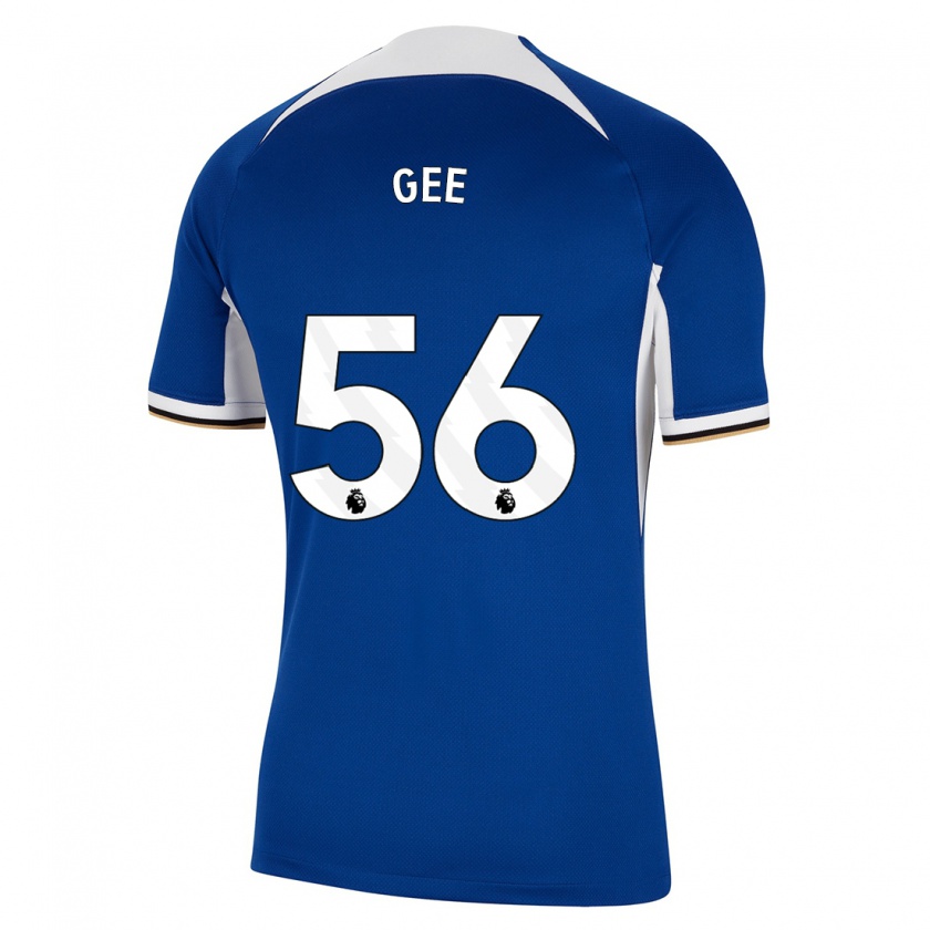 Kandiny Homme Maillot Billy Gee #56 Bleu Tenues Domicile 2023/24 T-Shirt