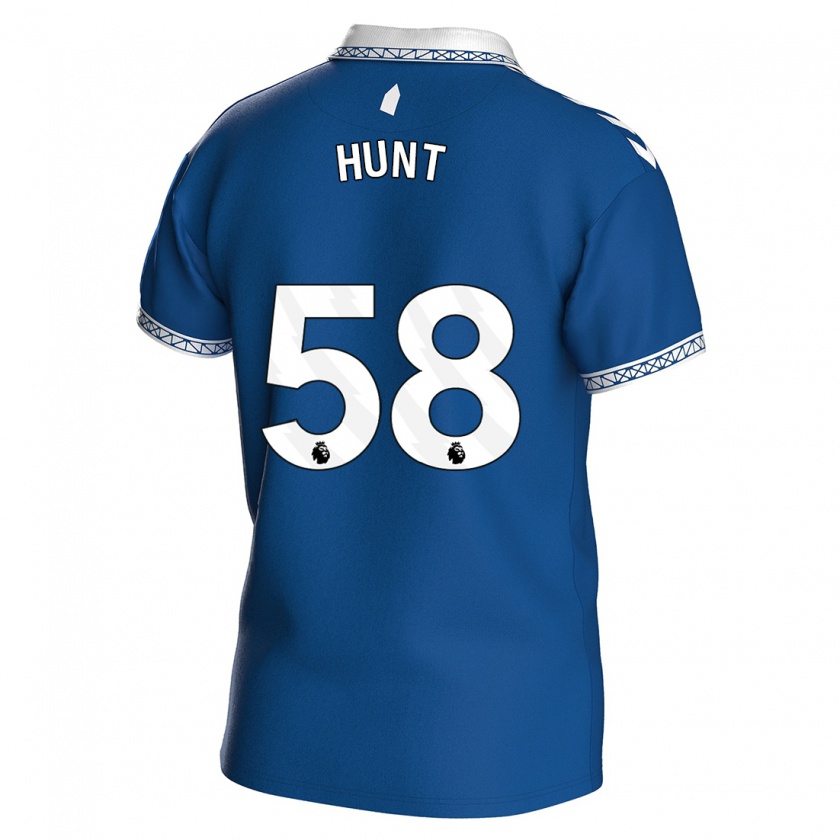 Kandiny Homme Maillot Mackenzie Hunt #58 Bleu Royal Tenues Domicile 2023/24 T-Shirt