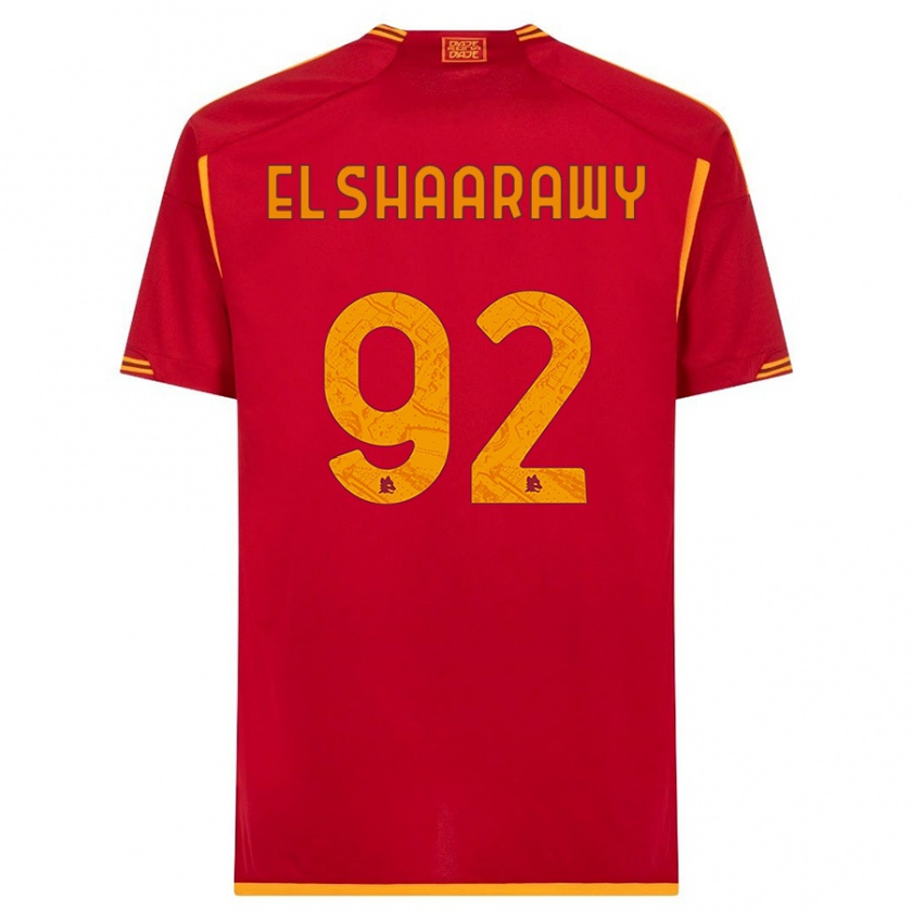 Kandiny Homme Maillot Stephan El Shaarawy #92 Rouge Tenues Domicile 2023/24 T-Shirt