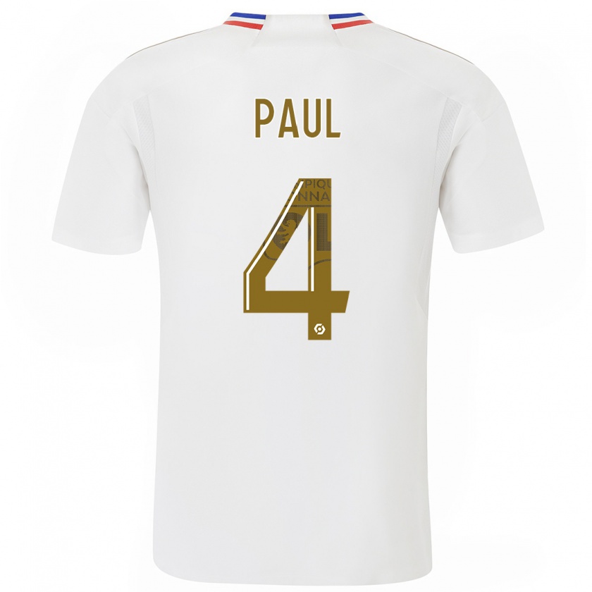 Kandiny Homme Maillot Paul Akouokou #0 Blanc Tenues Domicile 2023/24 T-Shirt