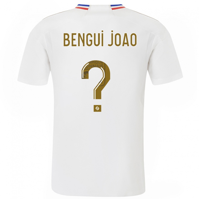 Kandiny Homme Maillot Justin Bengui Joao #0 Blanc Tenues Domicile 2023/24 T-Shirt