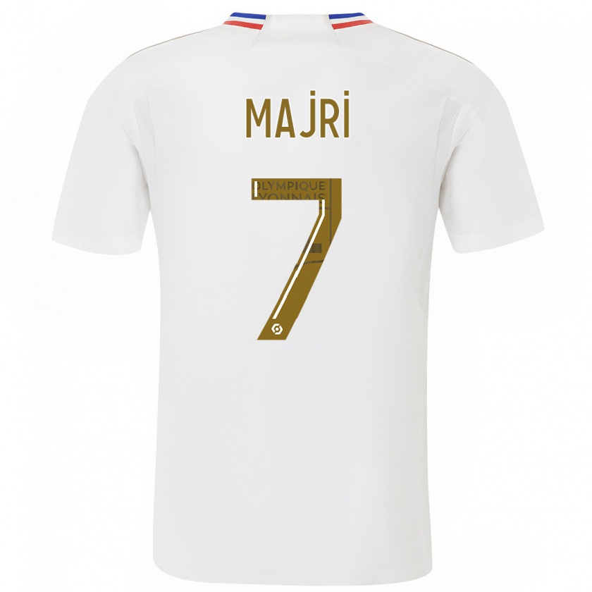 Kandiny Homme Maillot Amel Majri #7 Blanc Tenues Domicile 2023/24 T-Shirt