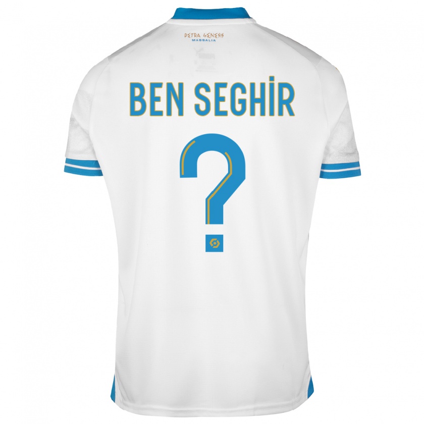 Kandiny Homme Maillot Salim Ben Seghir #0 Blanc Tenues Domicile 2023/24 T-Shirt