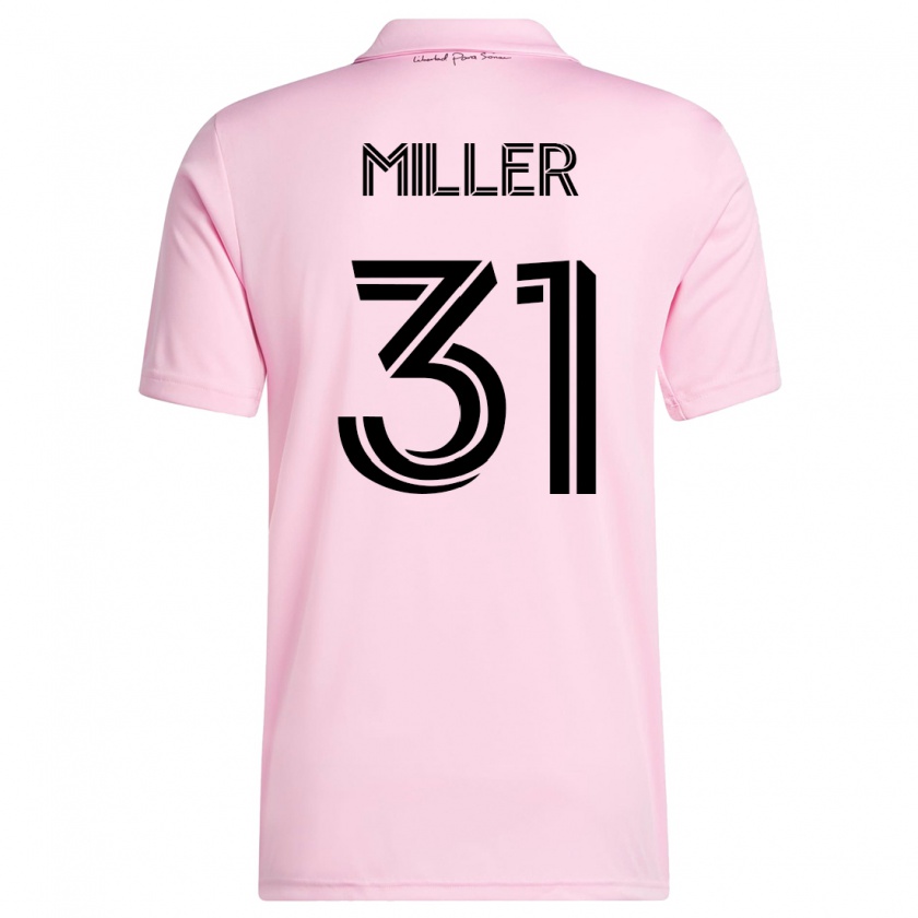 Kandiny Homme Maillot Kamal Miller #31 Rose Tenues Domicile 2023/24 T-Shirt