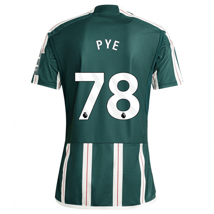 Kandiny Homme Maillot Logan Pye #78 Vert Foncé Tenues Extérieur 2023/24 T-Shirt