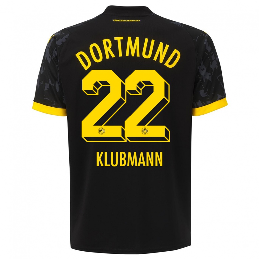 Kandiny Homme Maillot Leon Klubmann #22 Noir Tenues Extérieur 2023/24 T-Shirt