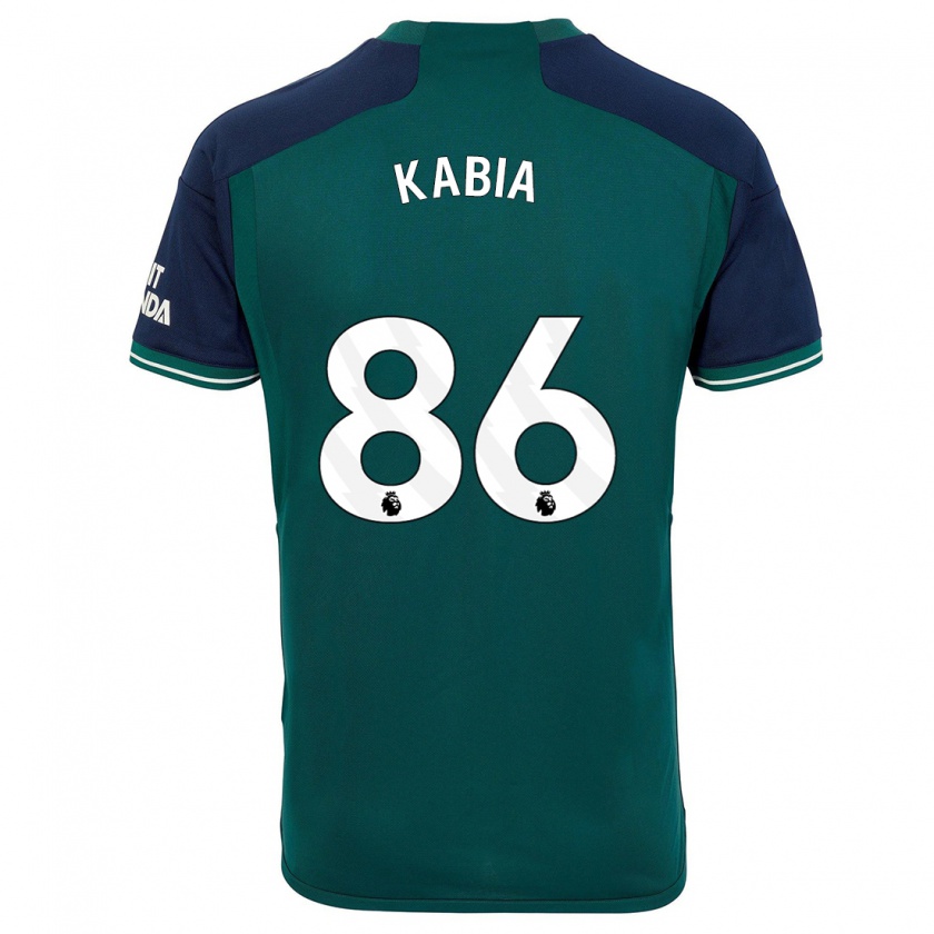 Kandiny Homme Maillot Ismeal Kabia #86 Vert Troisieme 2023/24 T-Shirt