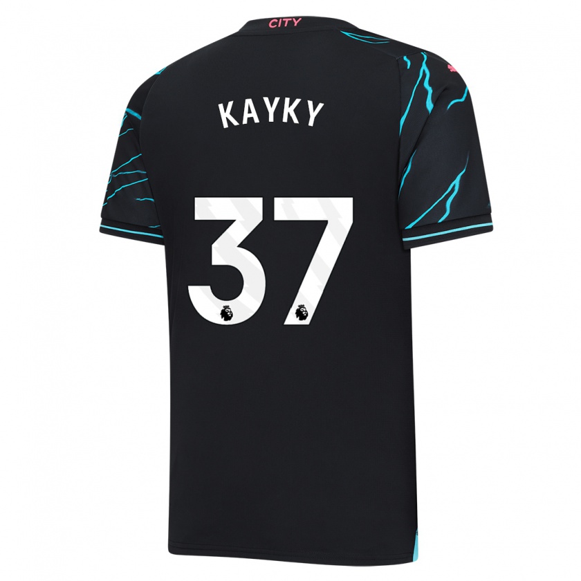 Kandiny Homme Maillot Kayky #37 Bleu Foncé Troisieme 2023/24 T-Shirt