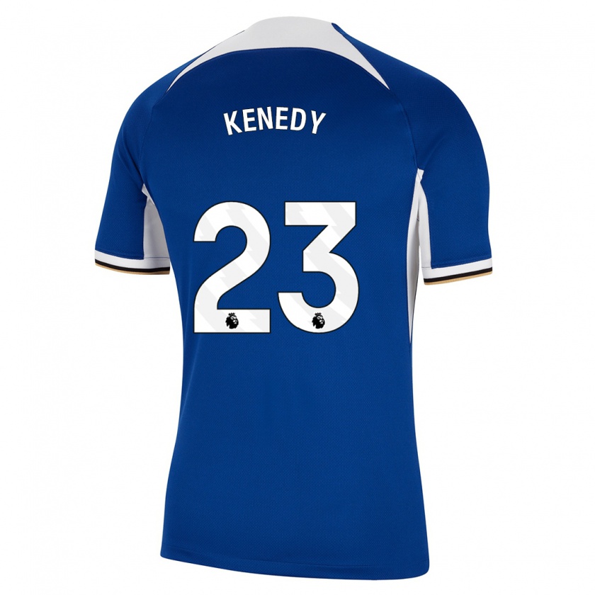 Kandiny Femme Maillot Robert Kenedy #23 Bleu Tenues Domicile 2023/24 T-Shirt