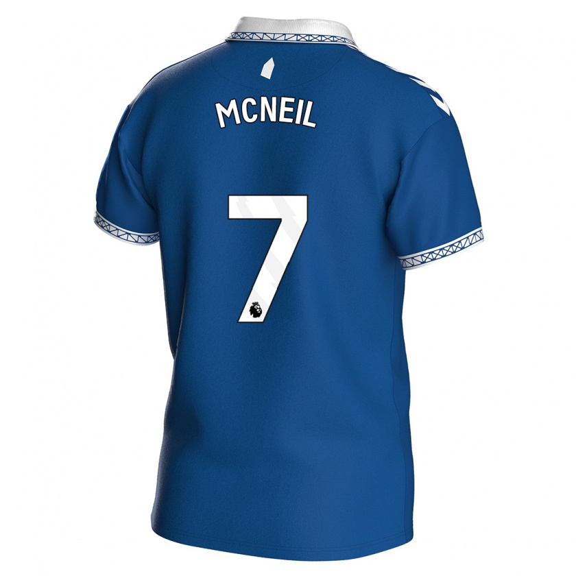 Kandiny Femme Maillot Dwight Mcneil #7 Bleu Royal Tenues Domicile 2023/24 T-Shirt